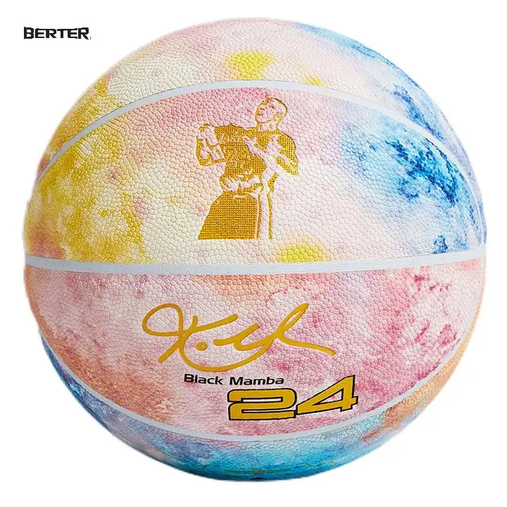 Gedenk kobe Nr. 7 Basketball Standard PU Material Spiel Basketball Anti-Rutsch Verschleiß fest Hohe Qualität Niedrig preis Ball