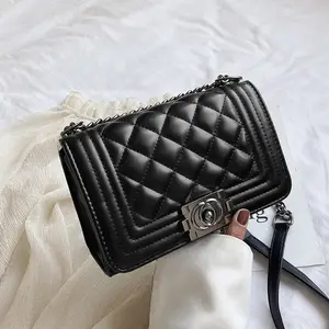 China Wholesale Free Shipping Items New Fashion Designer Ladies Shoulder Tote Bags PU Leather Hand Bags for Women