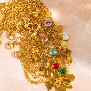 Estilo americano europeo 12 pulseras <span class=keywords><strong>de</strong></span> piedra natal lindos dijes <span class=keywords><strong>de</strong></span> runas del zodiaco Pulseras <span class=keywords><strong>de</strong></span> Moda <span class=keywords><strong>de</strong></span> acero inoxidable Budismo <span class=keywords><strong>de</strong></span> piedra - Product Image 4