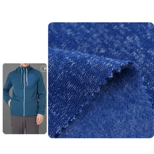 Suéter de tela polar de un solo lado, tejido de punto grueso catiónico de dos colores, para Otoño e Invierno