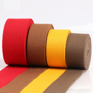Venta al por mayor nuevo OEM alta tenacidad Pantone Color 50 yardas 2mm correa de algodón elástico pesado para cinturón de Yoga - Product Image 6