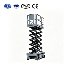Plataforma Elevadora de Tijera Hidráulica Eléctrica Autopropulsada Ali de 20, 30 y 40 pies con Certificación CE MRT-SS10, Capacidad de 1000 kg, de Aluminio - Product Image 4