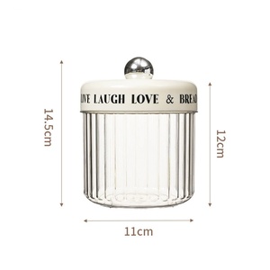 Ownswing nhựa lưu trữ <span class=keywords><strong>Jar</strong></span> với nắp khô thực phẩm <span class=keywords><strong>container</strong></span> cho nhà bếp hộp nhựa với nắp đậy kín - Product Image 6