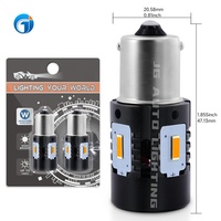 JG Canbus 4SMD LED Ampoule rouge Voiture Clignotant Aucune Erreur Hyper Flash Lumière 1156 P21W 7440 W21W led ampoules T20 Bau15s ba15s auto ampoule