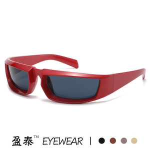 Lunettes de soleil steampunk Y2K pour femmes, lunettes de soleil sport miroir UV400, monture PC, protection solaire classe 2 - Product Image 4