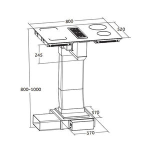 <span class=keywords><strong>Hotte</strong></span> <span class=keywords><strong>aspirante</strong></span> à aspiration descendante haute puissance, aspect délicat, <span class=keywords><strong>moteur</strong></span> de <span class=keywords><strong>hotte</strong></span> <span class=keywords><strong>aspirante</strong></span> pour cuisine - Product Image 6