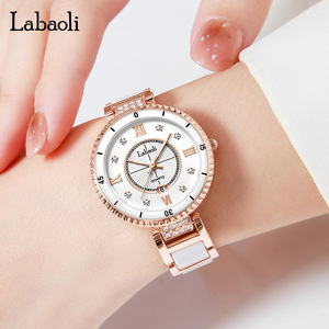 นาฬิกาข้อมือควอตซ์เซรามิกกันน้ำสำหรับผู้หญิง - Product Image 6