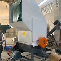 Industriële plasticafvalvermaler grote invoer plastic pallet plastic buis nylon plastic afval maalmachine