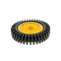 Juego de Ruedas y Neumáticos de Plástico para Modelismo OKY5021-1 para Ensamblaje de Bricolaje