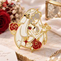 Badges métalliques personnalisés, épingles en émail anime, épingles en émail dur pour collection de jeux, broche mignonne de dessin animé, cadeau.