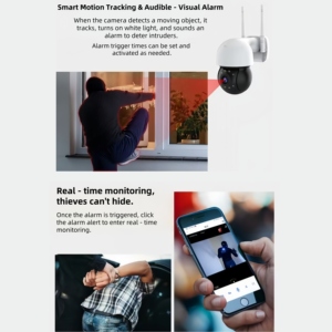 LETONDA 2MP HD Mini Dome-Kamera Dual-Antenne Intelligente Bewegungs verfolgung Zweiwege-Audio überwachung Unterstützt NVR/Cloud - Product Image 5