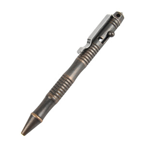 Custom Laser Engraved Brass Bolt Action 0.5mm <b>Ballpoint</b> <b>Pen</b> Heavy Weight <b>Pen</b> For Corporate Business Promotional Souvenir Gift - Product Image 1