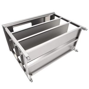 โต๊ะทำงานอเนกประสงค์ 2-in-1 ระดับมืออาชีพ - โต๊ะสแตนเลสพร้อมเครื่องล้างแก้วในตัว - Product Image 2