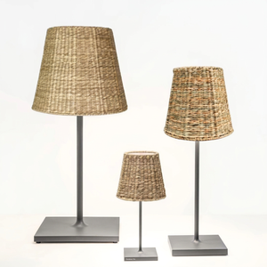 Nordic Modern Style Handwoven Seagrass <b>Table</b> Lampshade Sustainable and Wholesome Home Living Room Decoration - Product Image 1