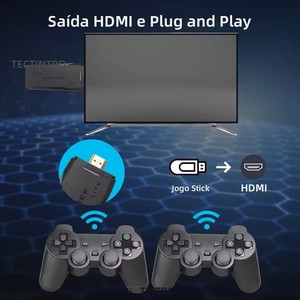 M8 <span class=keywords><strong>Video</strong></span> 2.4G doppia Console di gioco senza fili 4K TV giocatore di videogiochi 10000 giochi retrò Stick per PS1/GBA ragazzo regalo - Product Image 6