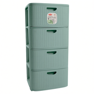 Cassettiera salvaspazio 4C (40x40x80ซม.) บ้าน Domus คอลเลกชันชาเขียว90102 - Product Image 2