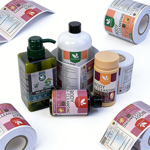 Étiquettes adhésives personnalisées en PVC pour produits chimiques quotidiens, imperméables, pour <span class=keywords><strong>shampoing</strong></span>, gel douche, lessive - Product Image 2