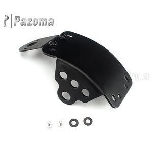 Soporte de Matrícula Lateral para Motocicleta <span class=keywords><strong>Cafe</strong></span> <span class=keywords><strong>Racer</strong></span>, para Softail Custom, Orificio de 3/4\" para Harley Cruiser Chopper - Product Image 4