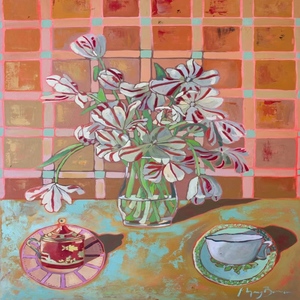 Tapete Moderno para Mesa de Mahjong Estilo Americano, Antideslizante, Reductor de Ruido, Pintado a Mano, Portátil, para Juegos Familiares y Fiestas - Product Image 5