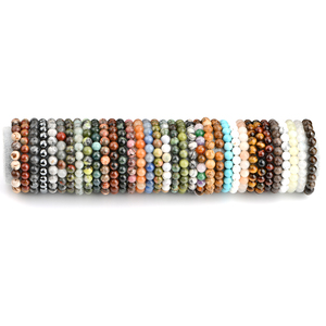 Bracelet en pierre naturelle pour hommes et femmes, 1 pièce, bijoux en pierre de guérison élastique, gemme personnalisé, offre spéciale