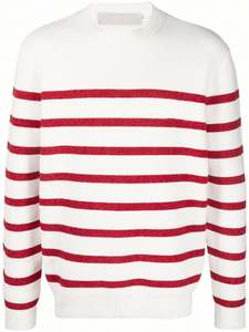 Suéter de punto con logotipo de lana a la moda personalizado, suéter bordado, suéter de cuello redondo para hombre - Product Image 5