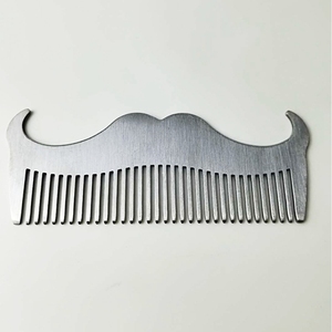 Nuovo Design da barbiere <span class=keywords><strong>pettine</strong></span> tascabile antistatico baffi da barba <span class=keywords><strong>pettine</strong></span> per barba - Product Image 4
