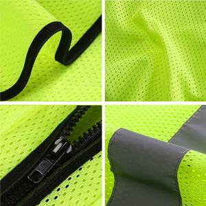 مرحبا فيس سترة سلامة عاكسة ملابس البناء دعم طباعة الشعارات ، مخزون مخصص ، والتسليم السريع - Product Image 4