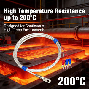 防水性のある産業用ステンレス製高速応答白金RTDプローブPT100組込型温度センサー - Product Image 3