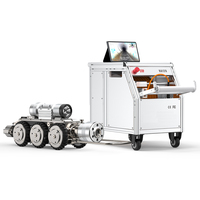 Robot de Inspección de Tuberías Witson HD con Cabezal de Cámara Dual y Rastreador, Video H.265, Resistente al Agua IP68