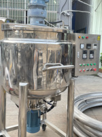 Réservoir de mélange en acier inoxydable de 300 L, homogénéisateur de savon liquide, mélangeur, ligne de production de shampooing