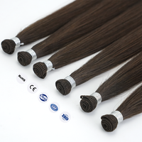 Extensions de cheveux humains russes Remy Juancheng, double trame machine, tissage noué à la main, 30 pouces, vente en gros