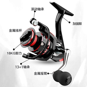 Spinning Fishing Reel Metal Lure Reel Right Hand Ocean Beach Surfcasting Reel - Product Image 3