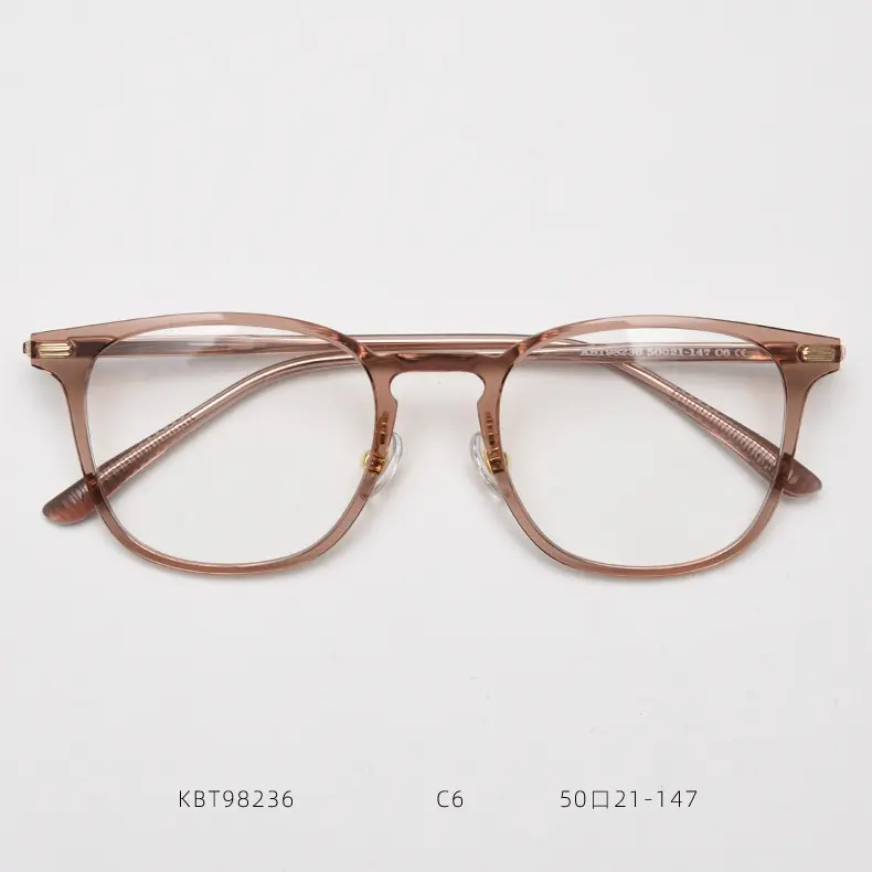 Vintage Titanium Glasses Frame Men Square Retro Myopia Prescription Optical Eyeglasses Frame Women Korea Luxury Brand Eyewear