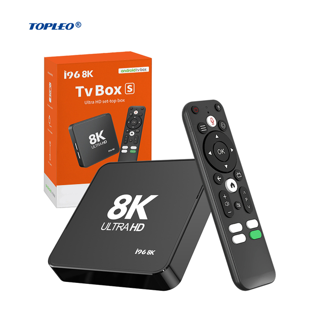 Topleo I96 Android TV Box Smart Home WiFi OTT with ATV Certification Supports 4K Resolution Certified Smart Android TV Box