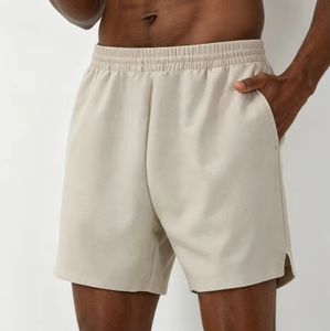 <span class=keywords><strong>Pantaloncini</strong></span> Sportivi da Uomo Personalizzati a Vita Media, Alta Qualità, 100% Cotone, Tessuto Morbido, Tinta Unita, Logo Personalizzato, Traspiranti per la Corsa - Product Image 6