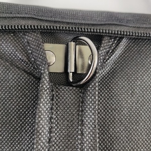 Foldable and Portable Garment Bags Plastic Suit <strong>Garmant</strong> Bag Cover Garment Suit Carrier Bags with logo - Product Image 3