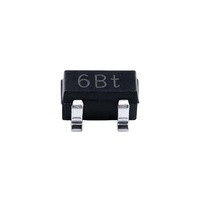Transistor SMD BC817-25W115 SOT-23 45V 500mA de Alta Ganancia y Baja Saturación NPN para Amplificación de Señales Pequeñas, Cumple con RoHS