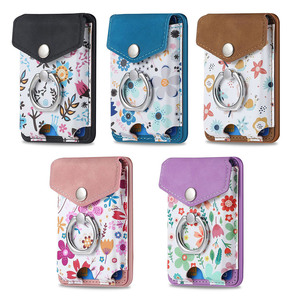 Cartera de Negocios de PU de Color Sólido con Cremallera, Tarjetero y Soporte para Anillo, Accesorios para Funda de Teléfono Móvil, ¡Venta Caliente! - Product Image 4