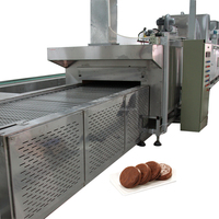HYQ-1000 250 kg/H Sandwich à gâteau tarte au chocolat entièrement automatique personnalisé prix de la machine