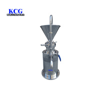 Moulin colloïdal vertical en acier inoxydable, rectifieuse rapide de peinture au latex de sauce aux arachides et au sésame d'asphalte, rectifieuse