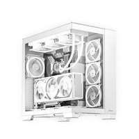 Boîtier PC Antec C8 Full View Version ATX en acier avec fenêtre latérale, idéal pour le gaming, noir, ports USB avant, moule exclusif