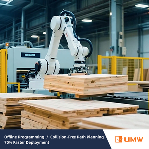 روبوت ذكي 4 محاور صناعي Depalletizing نظام معالجة بمساعدة AI مع مستشعر رؤية للخدمات اللوجستية عبر الحدود - Product Image 4