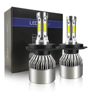 Wholesale led car 12v bulb-S2 cob car headlight 9005 9006 h1 h4 h7 h11 72w 8000lm high power S2 led headlight bulbs for car