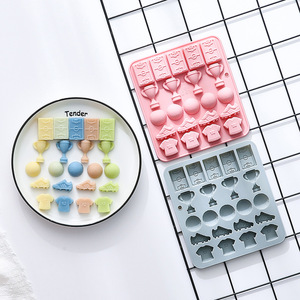 Moldes de silicona para pasteles con diseño de fútbol de 22 cavidades, reutilizables, de calidad alimentaria, moldes magnéticos de silicona para chocolate, dulces y hielo, para hacer tú mismo. - Product Image 4