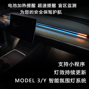 Luce Led luce ambiente luce ambiente sinfonia Auto luce Tes.la modello 3 modello Y Auto lampada ambientale - Product Image 5