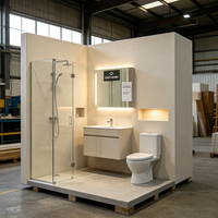 Unit Kamar Mandi Prefabrikasi Portabel Pemasangan Cepat Kamar Mandi Modular untuk Bangunan Sementara