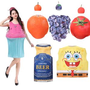 BAIGE Costume de jeu pour adulte unisexe en polyester, une pièce, amusant, pour fête, rave, cosplay, parodie de personnage de série TV, thème bière - Product Image 2
