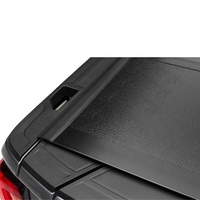 Couverture de benne rigide pliable en trois parties en alliage d'aluminium à profil bas pour Dodge Ram 2014-2026 avec Ram Box 5.7