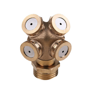 Tête d'arrosage atomisatrice en laiton à 4 points, buse en acier inoxydable, pour l'irrigation des jardins et pelouses, pulvérisation fixe, portée 1-3m - Product Image 3