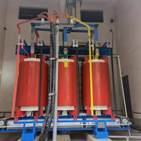Transformateur sec 200kva 11kV/0.4kV triphasé 3kV moulé en résine époxy Protection de l'environnement pour usage commercial Shopping
